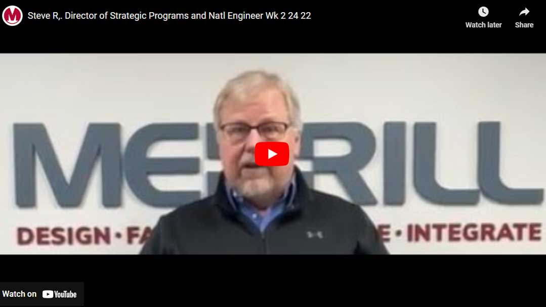 Steve R,. Director of Strategic Programs and Natl Engineer Wk 2 24 22